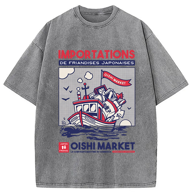 Importations De Friandises Japanese Washed T-Shirt