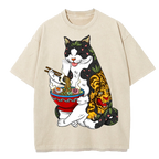 Japanese Design Vintage Washed T-Shirt