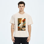 Unisex White Guardian Of The Vermilion Sun Washed T-Shirt