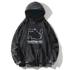 I Need Ibuprofen Cat Washed Hoodie