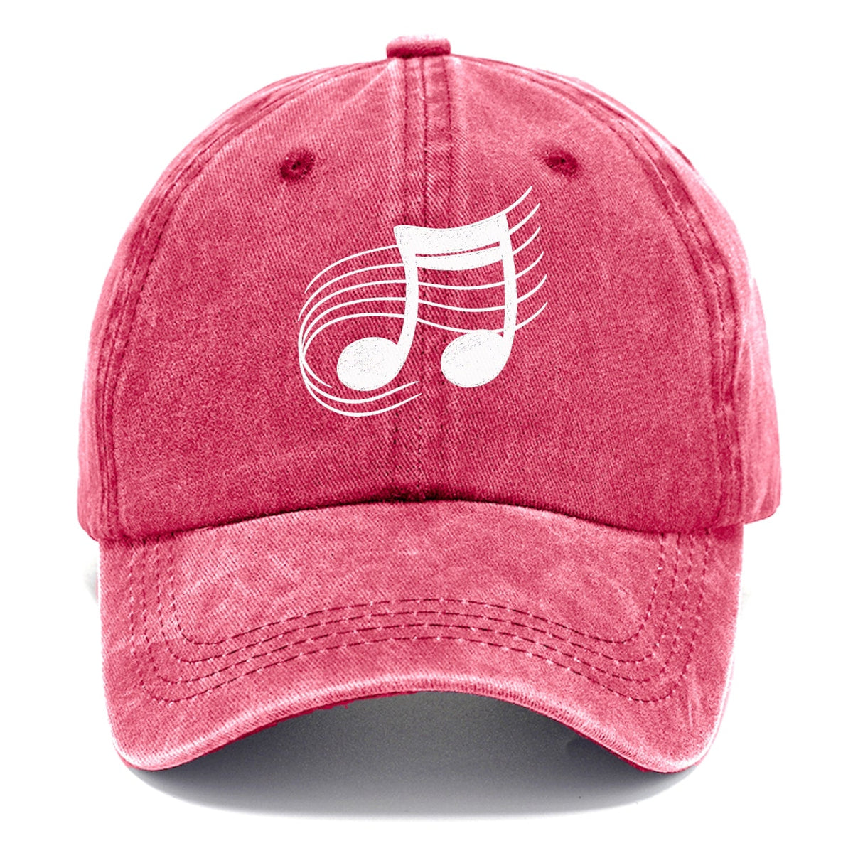 Musical Notes Headwear Washed Cap