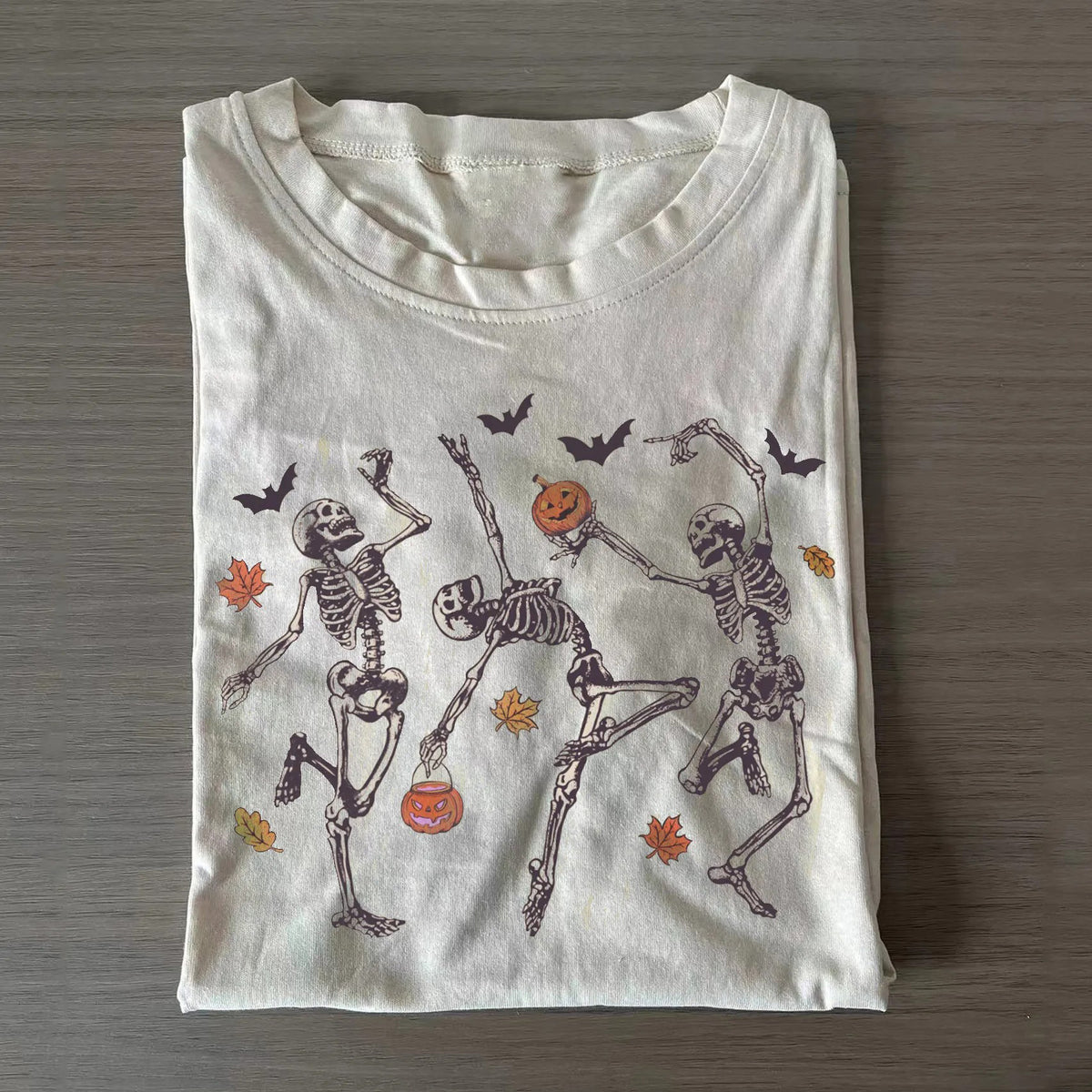 Dancing Skeleton Folded Classic T-shirt
