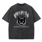 Embrace Rebellion CAT Washed T-Shirt