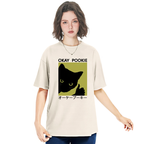 Okay Pookie Cat Washed T-Shirt