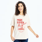 Unisex More Ramen Less Drama Washed T-Shirt