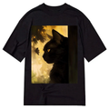 Black cat Profile Classic T-Shirt