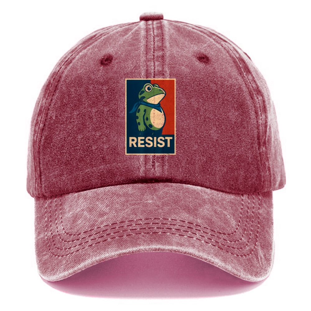 Portland Frog Art Printed Cap