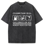 Nobody Rides For Free Washed T-Shirt
