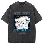 Cyberpunk Dark Fantasy Washed T-Shirt