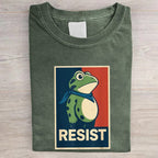 Portland Frog Vintage Washed T-shirt  Art Print T-Shirt