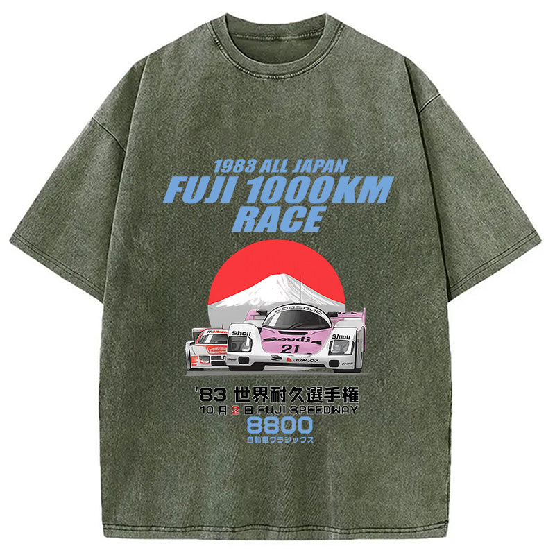 1983 FUJI 1000KM Washed T-Shirt