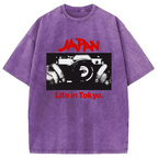 Japan Life in Tokyo Sylvian Synth Washed T-Shirt