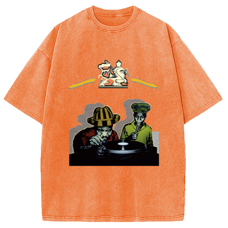 Pull-up Mr Selekta! Washed T-Shirt