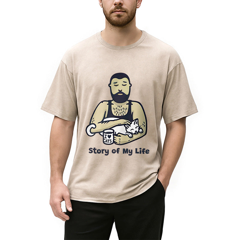 Story of My Life Washed T-Shirt