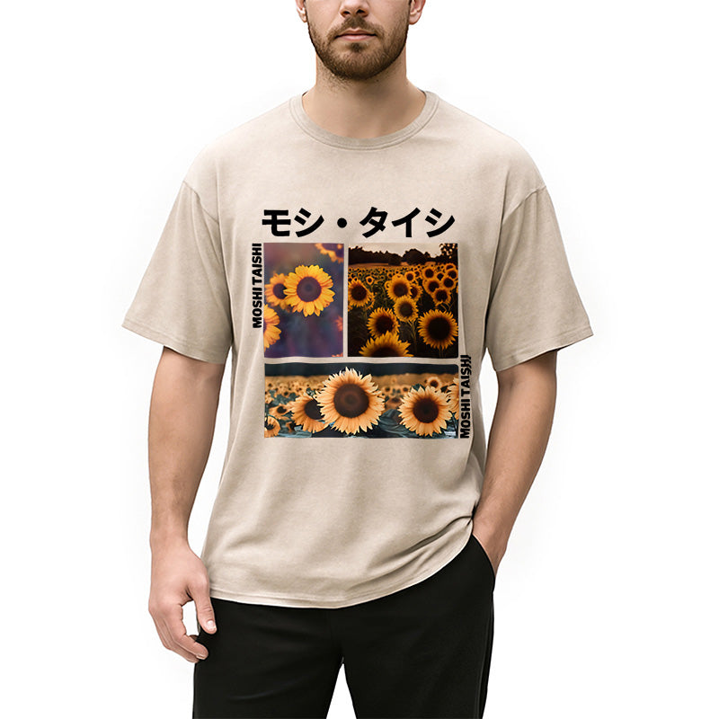 Sunflower Japanese Tokyo Washed T-Shirt