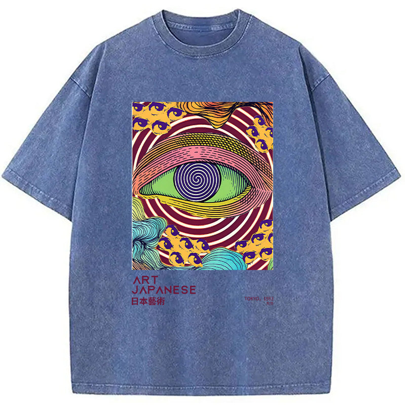 Illusion Eye Washed T-Shirt