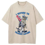I REFUSE TO TOLERATE LACTOSE Washed T-Shirt