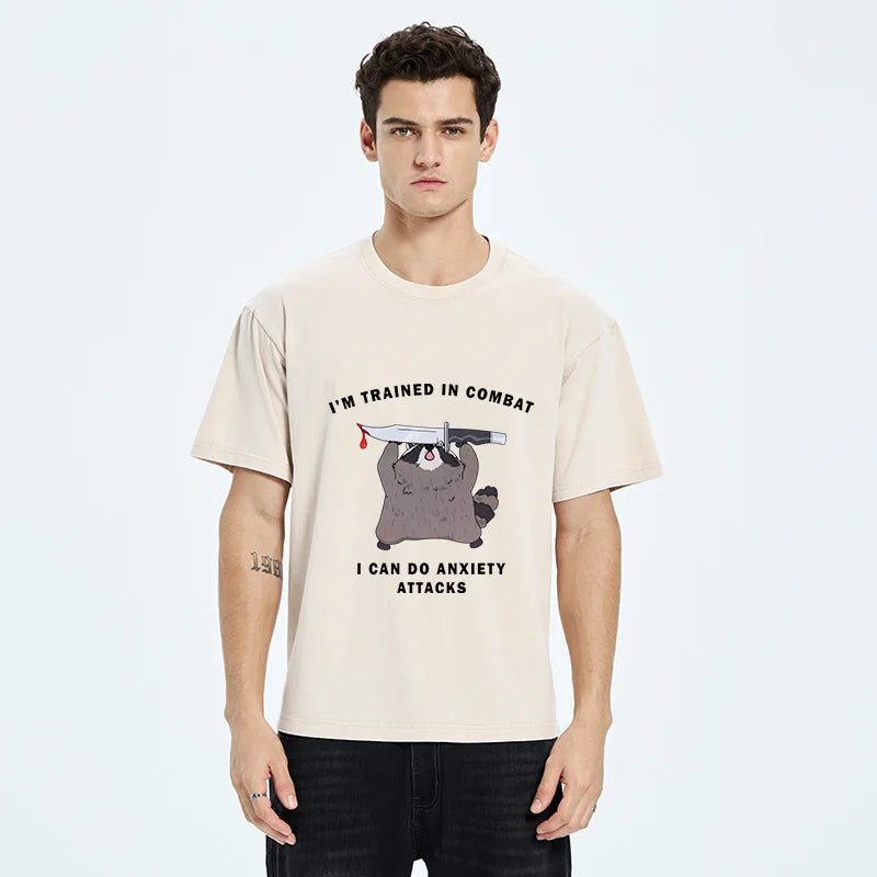 Unisex Coping With Anxiety Washed T-Shirt