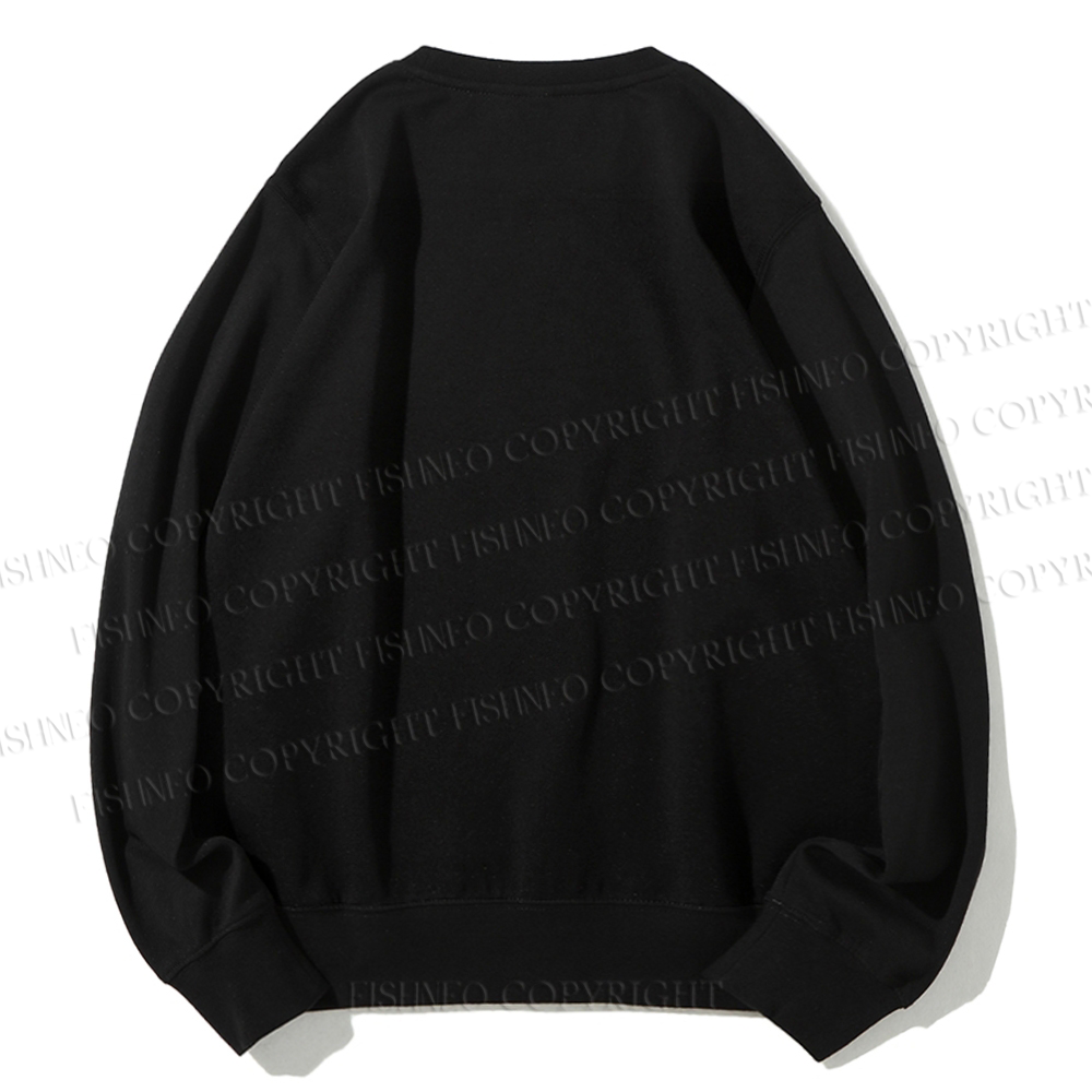 Unisex Vintage Bauhaus Design Printed Sweatshirt