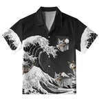 Origami Cat Aloha Hawaiian Shirt