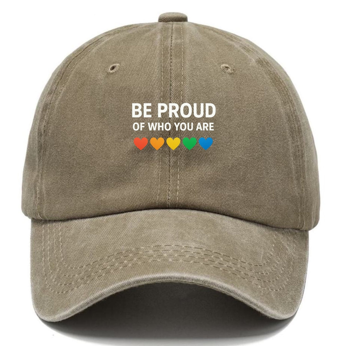 Pride Inspirational Washed Cap
