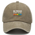 Pride Inspirational Washed Cap