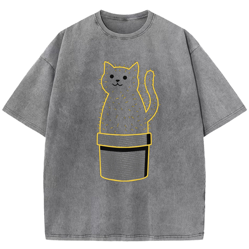 Catcus Washed T-Shirt