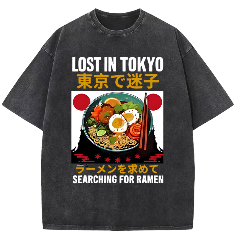 Searching For Ramen Washed T-Shirt