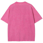 MATSUYAMA Fish Pattern Washed Vintage Short Sleeves T-Shirt