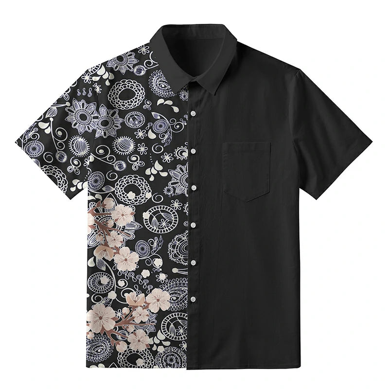 Half Of The Flower Button-up Shirt