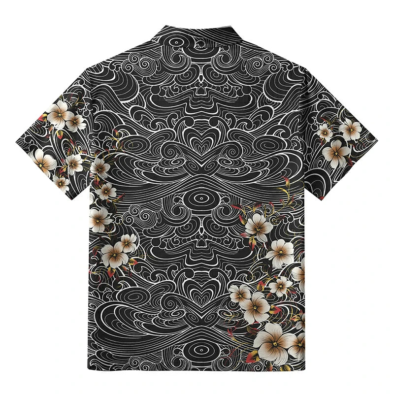 Floral Whirl Button-up Shirt