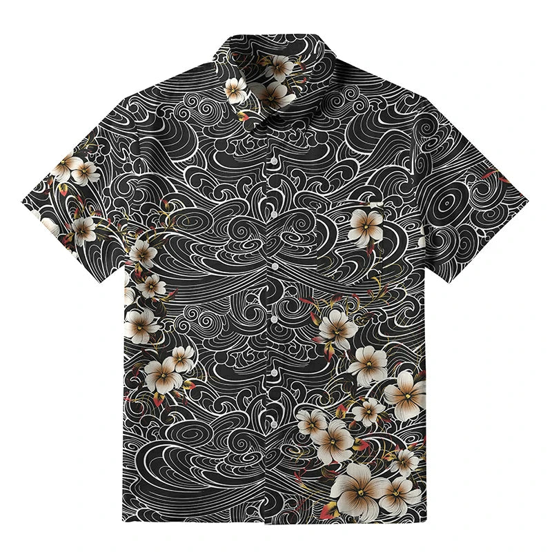 Floral Whirl Button-up Shirt