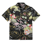 Floral And Cloud Button-up Shirt