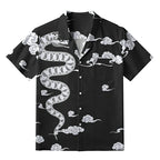 Snake And Auspicious Clouds Aloha Hawaiian Shirt