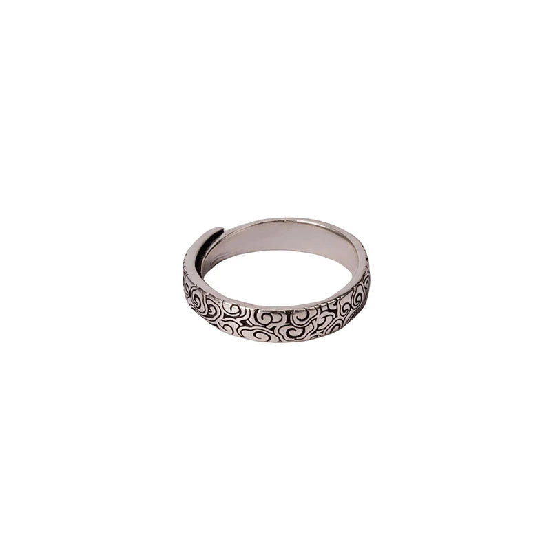 Retro Auspicious Clouds Ring