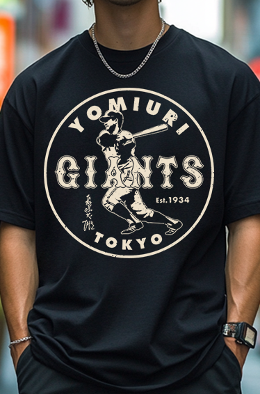 Yomiuri Giants Baseball Japanese Style Classic Tee