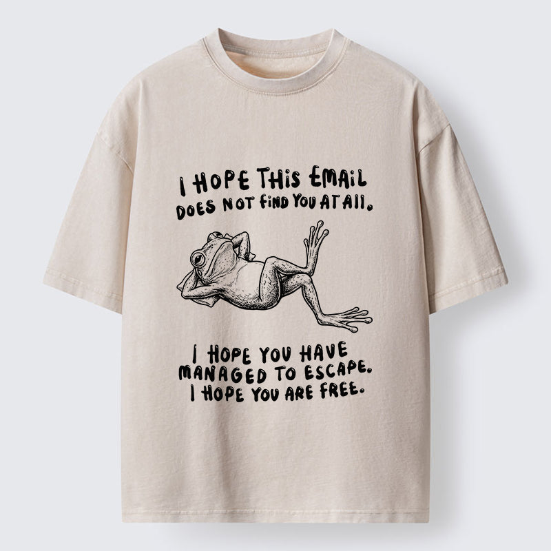 Unisex I Hope You Can Be Free Washed T-Shirt