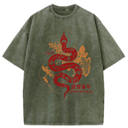 Welcome The Year Of The Snake Washed T-Shirt
