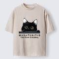 Cats Know Everything Washed T-Shirt