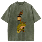 Frog With Lantern Washed T-Shirt