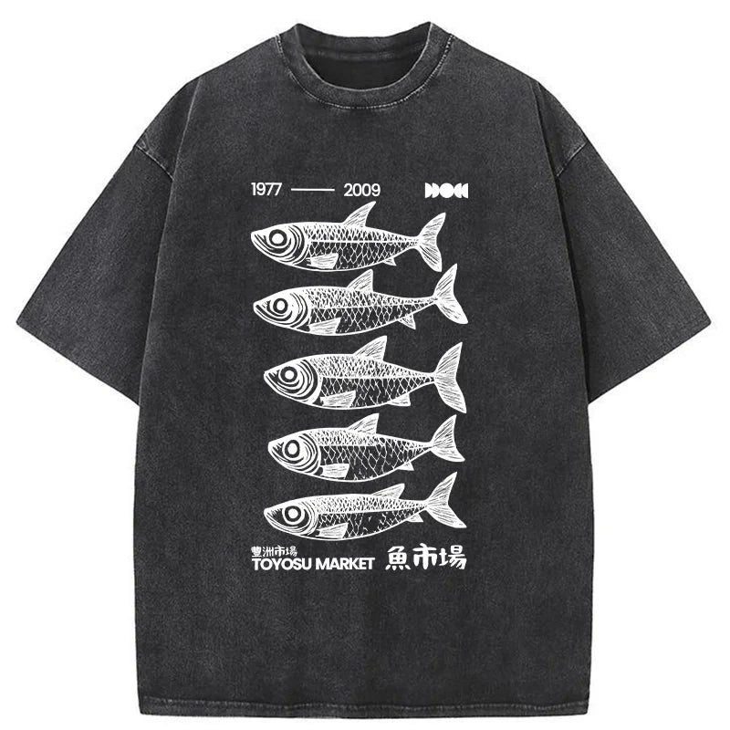Tokyo Fish Market Washed T-Shirt