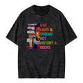 Ban Liars and Crooks Not History and Books Unisex Washed T-shirt