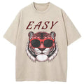 Easy Pink Tiger Washed T-Shirt