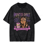Princess Donut Unisex Washed T-shirt