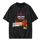Goddammit Donut Unisex Washed T-shirt
