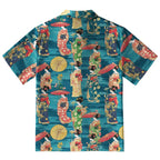 Japanese Geisha Button-up Shirt