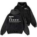 Life Vintage Washed Cotton Back Art Hoodie