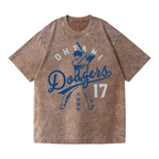 Dodger Vintage Wash Japanese Design T-Shirt
