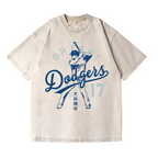 Dodger Vintage Wash Japanese Design T-Shirt