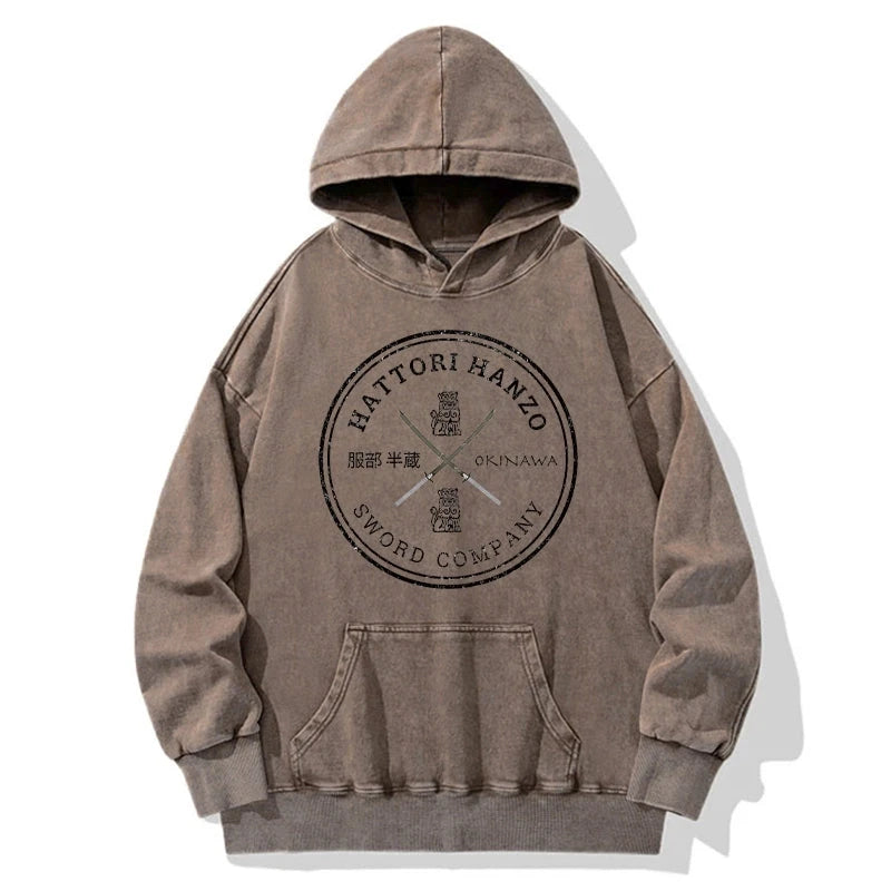 Hattori Hanzo Sword Company Washed Hoodie